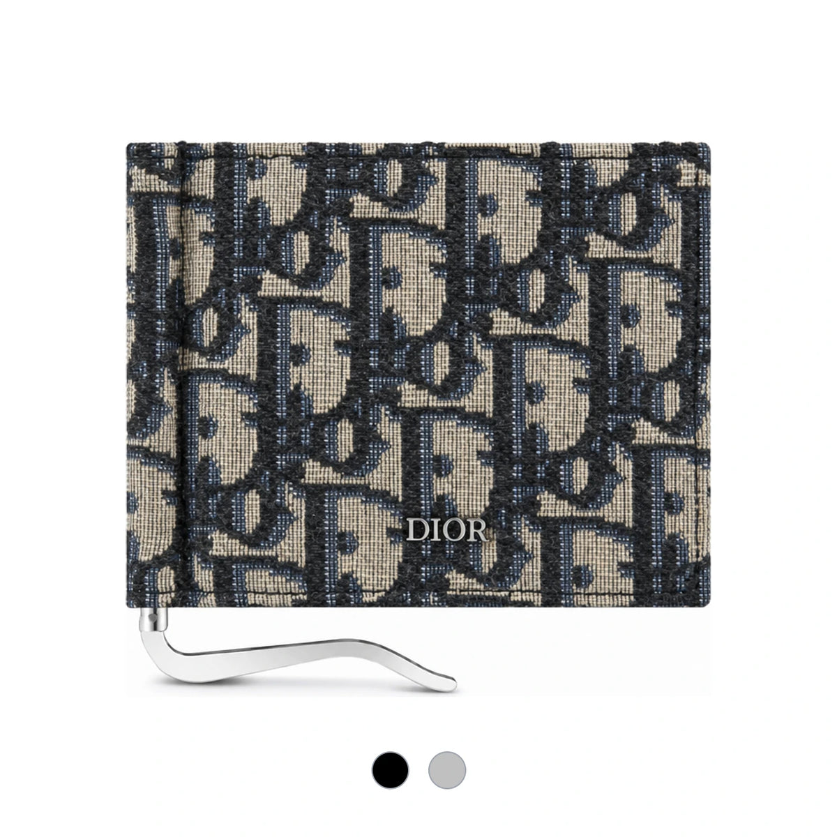 DIOR Oblique Monogram Bifold Money Clip Card Holder 2ESBH069YSE