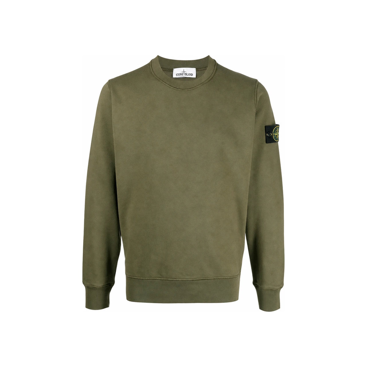 STONE ISLAND Wappen Logo Navy Sweatshirt T-Shirt 741563051