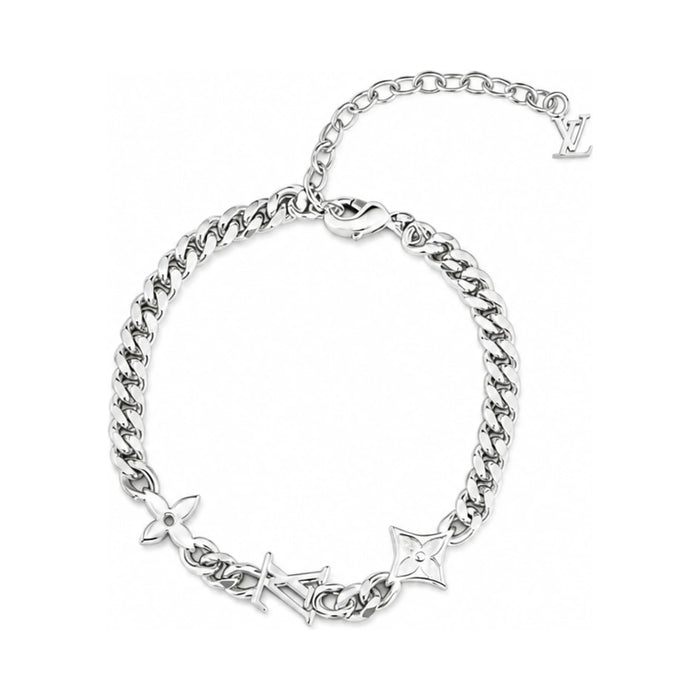 Louis Vuitton Men's Monogram Chain Bracelet M1407A