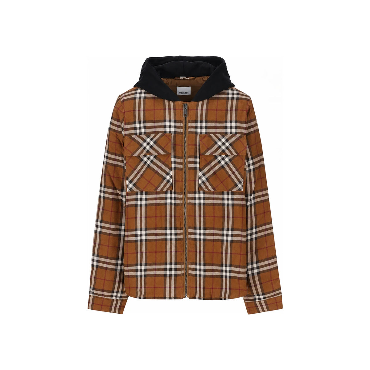 BURBERRY Vintage Check Hooded Jacket for Women