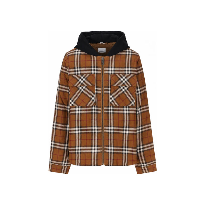 BURBERRY Vintage Check Hooded Jacket for Women