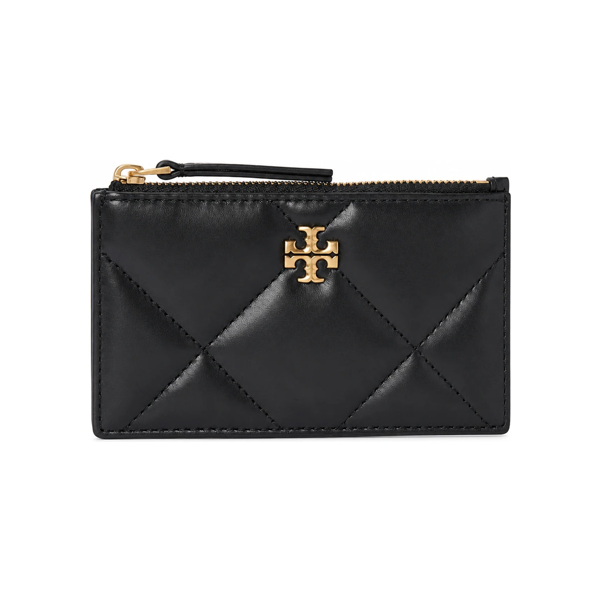 Tory Burch Kira Diamond Quilted Zip Card Case 158629 001