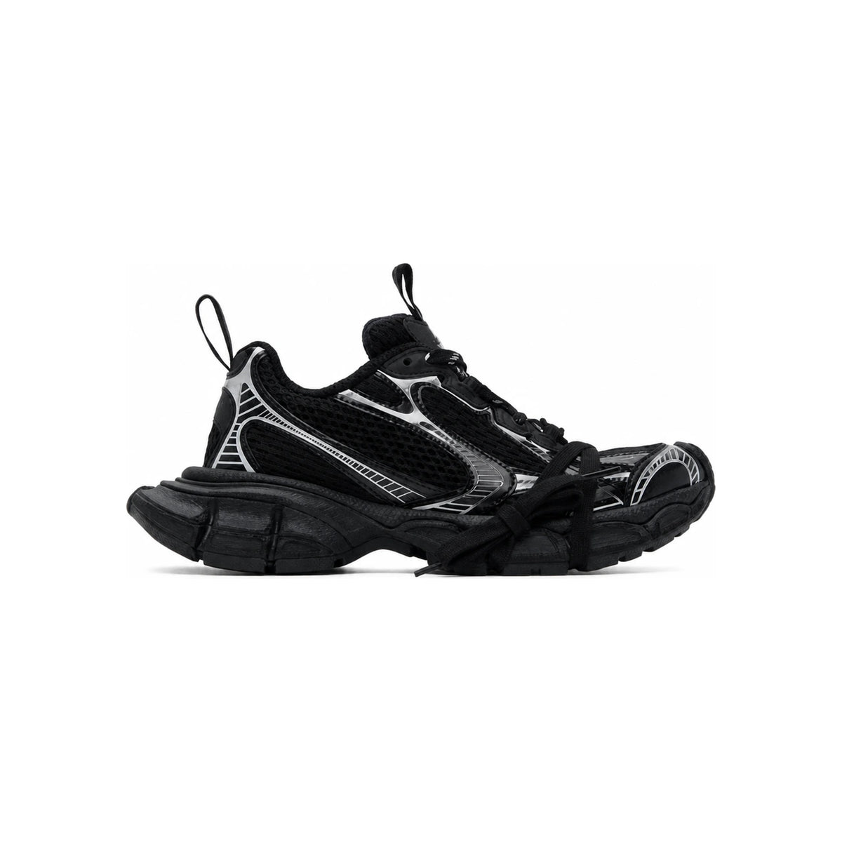 BALENCIAGA Monocolor Mesh 3XL Women’s Slip-On Sneakers