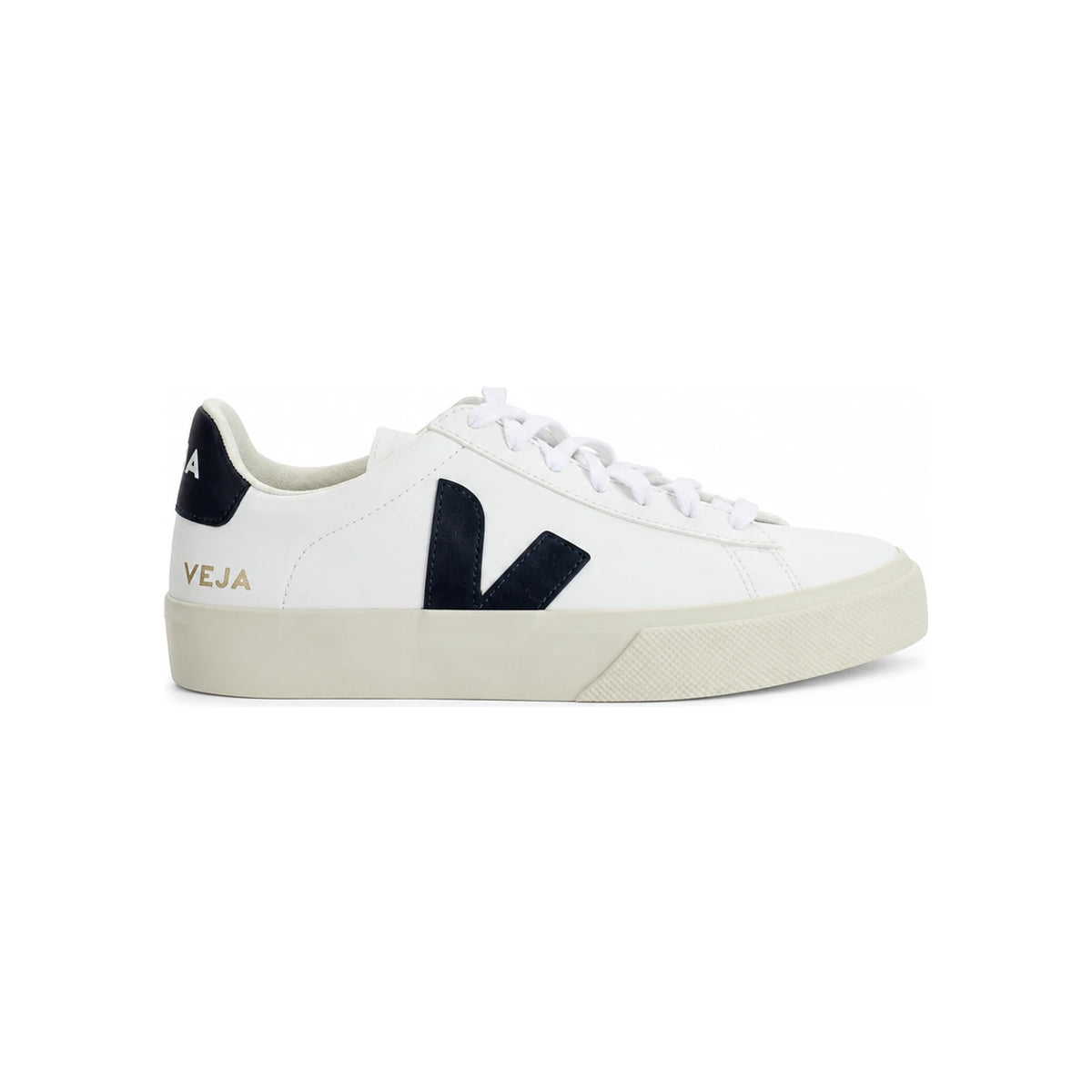 VEJA Campo Leather White/Black Low-Top Sneakers CP0501537A