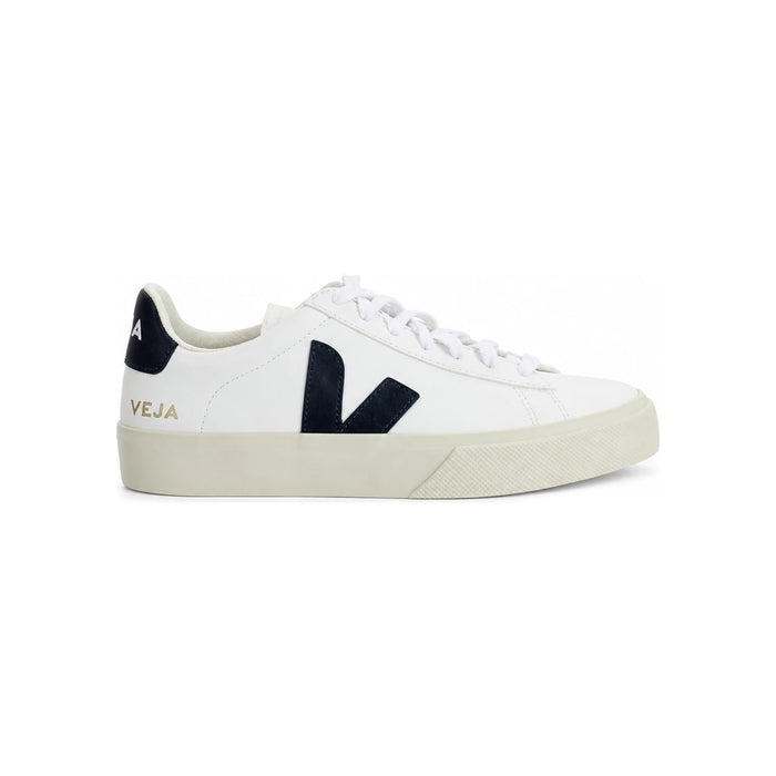 VEJA Campo Leather White/Black Low-Top Sneakers CP0501537A