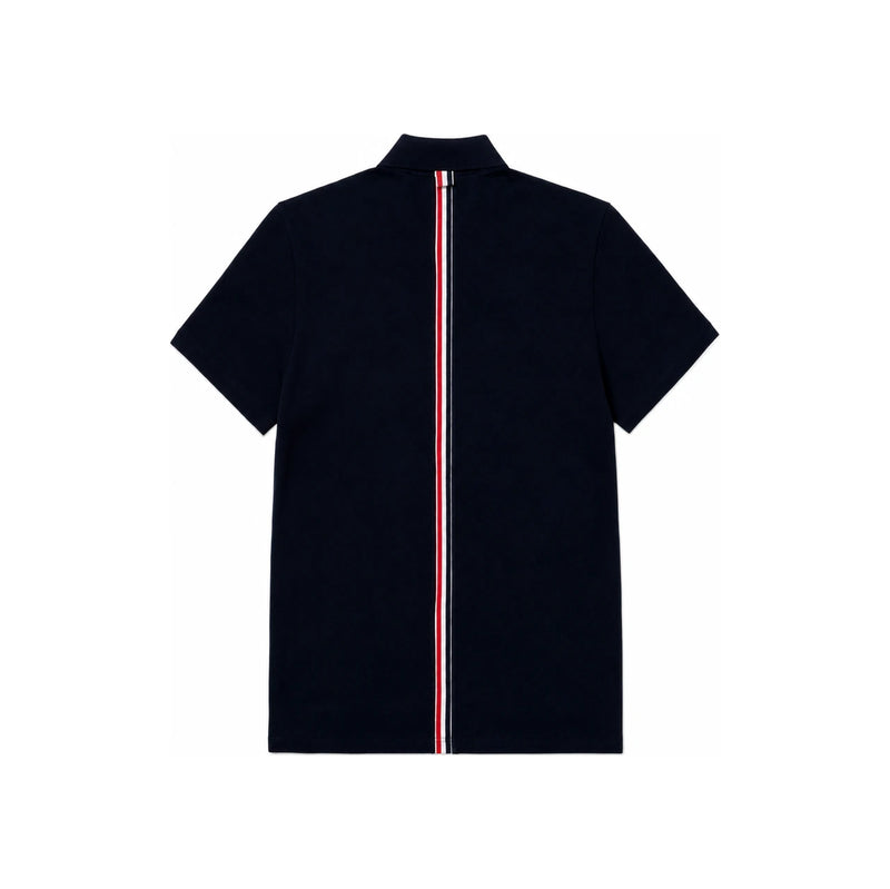 THOM BROWNE Relaxed Fit Center-Back Stripe Short Sleeve T-Shirt MJP042A