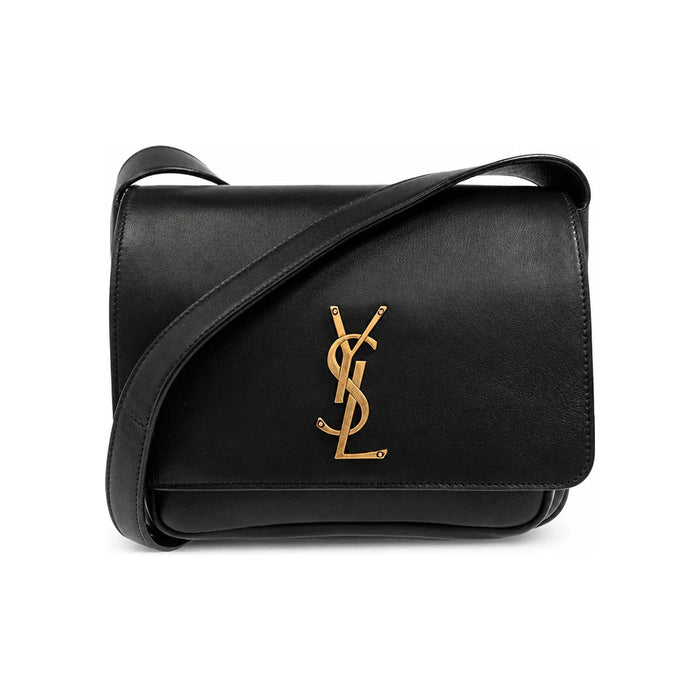 Saint Laurent Niki Vassace Bag Black Leather Shoulder Bag