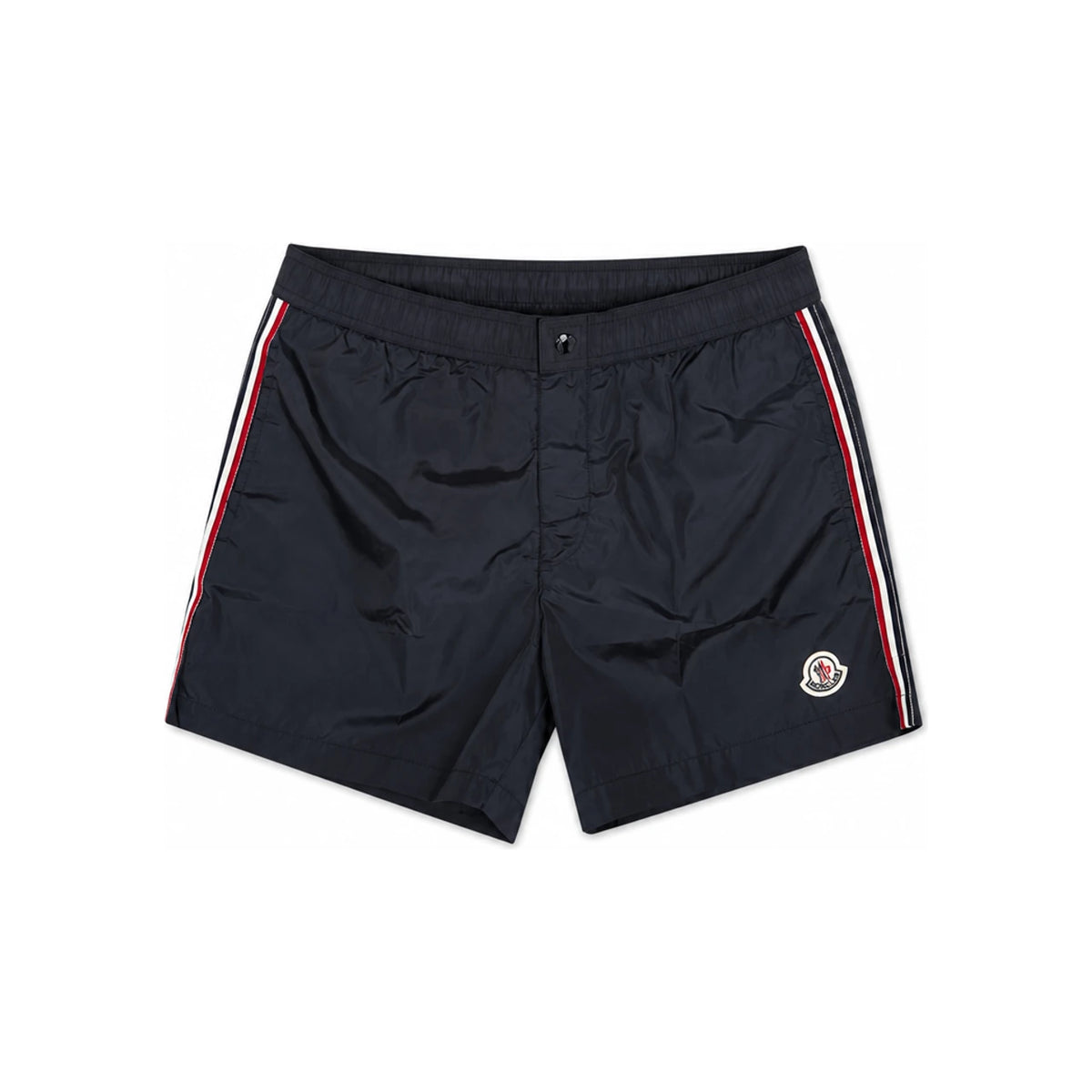 Moncler Logo Patch Tricolor Swim Shorts for Men 2C00018 53326 743