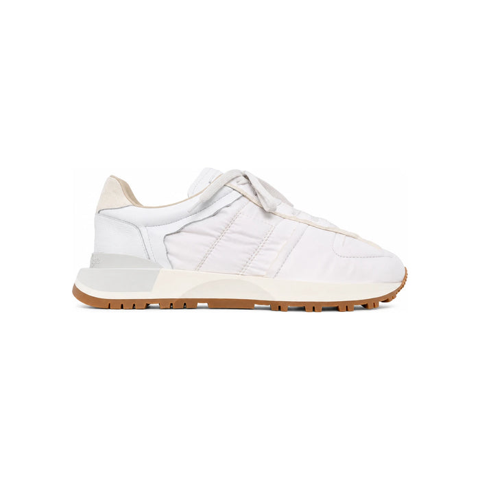Maison Margiela White Leather Low-Top Sneakers