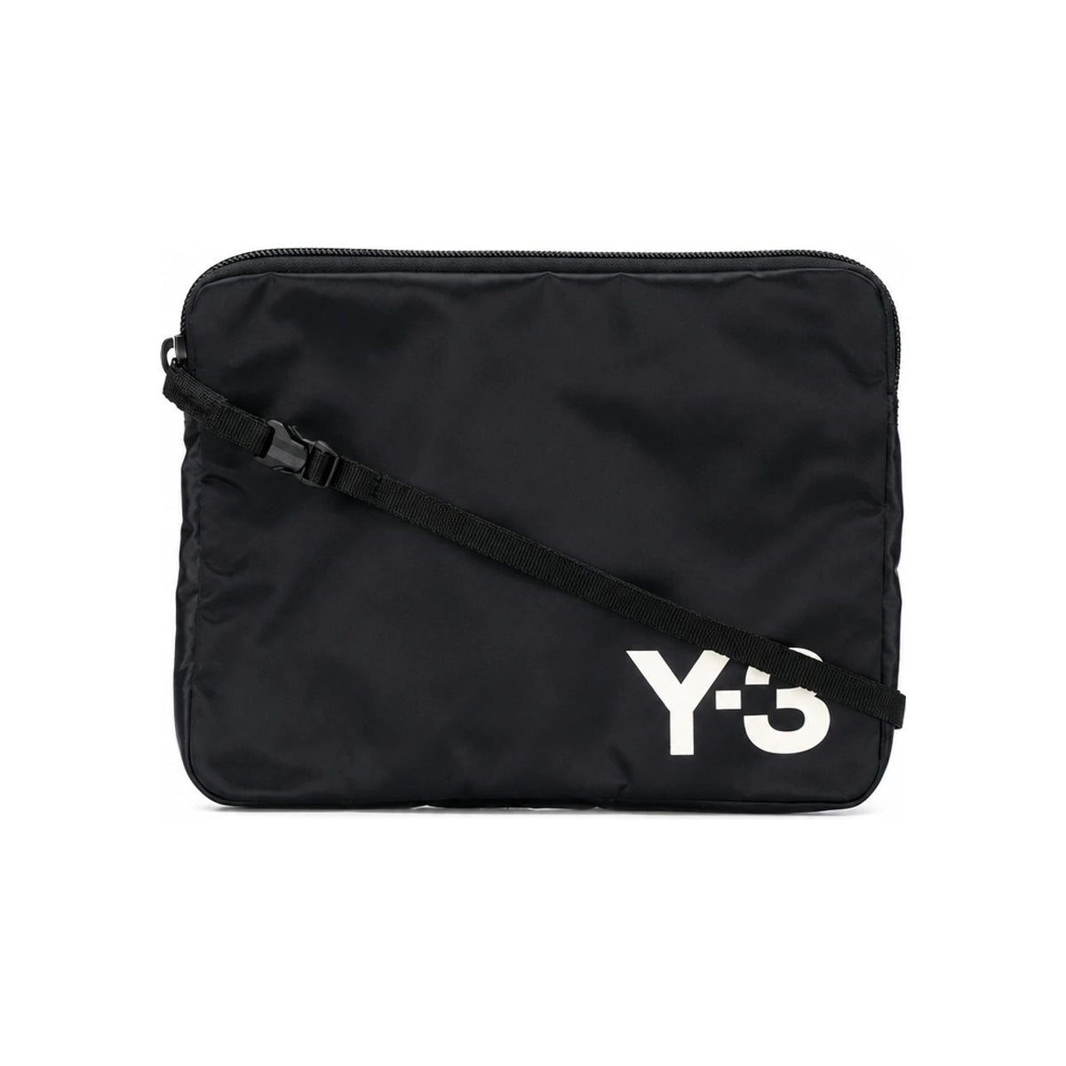 Y-3 Signature Logo Black Clutch Bag