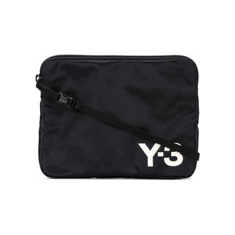 Y-3 Signature Logo Black Clutch Bag