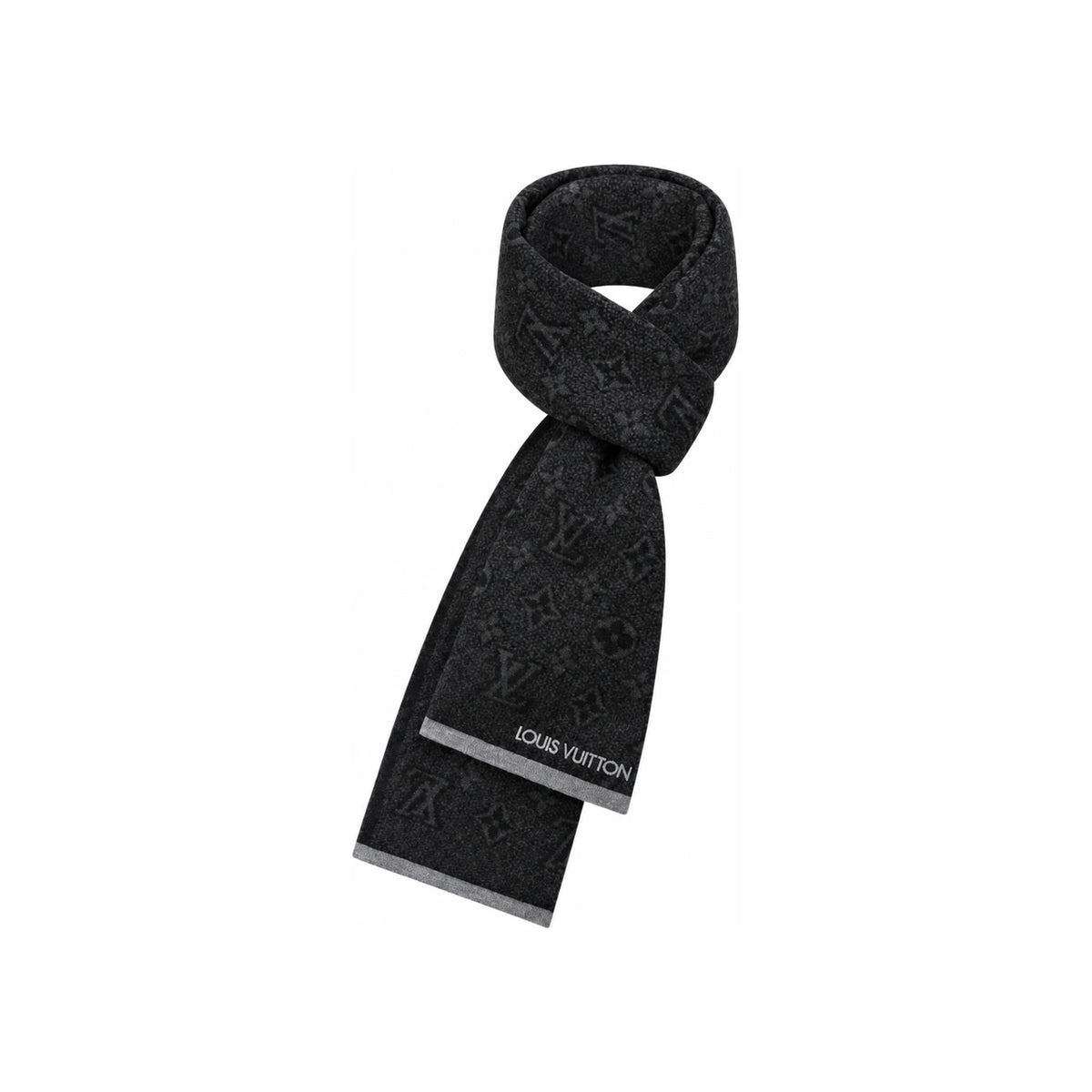 Louis Vuitton My Monogram Eclipse Wool Scarf