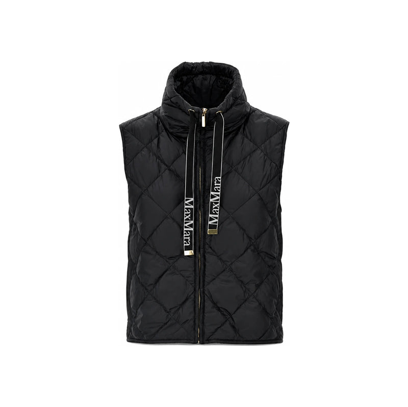 Max Mara Black Down Puffer Vest
