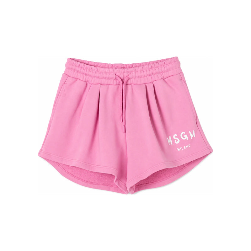 MSGM Kids Women Logo Elastic Waist Short Pants S5MSJGSH092 MS003