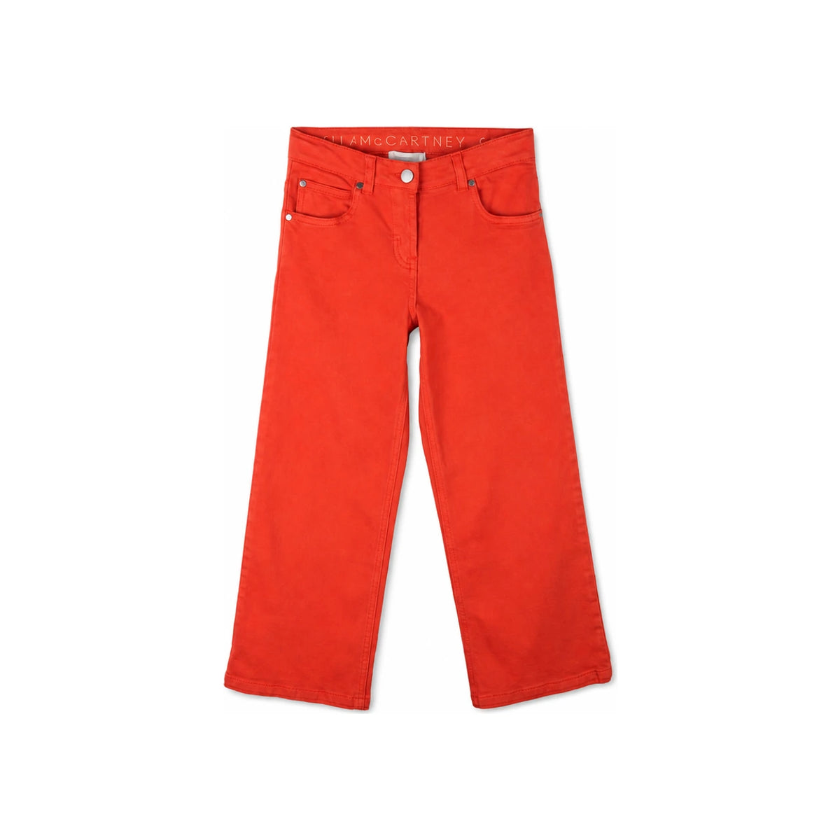 Stella McCartney Red Cotton Denim Jeans Women Kids 602744 SQKA0 6561
