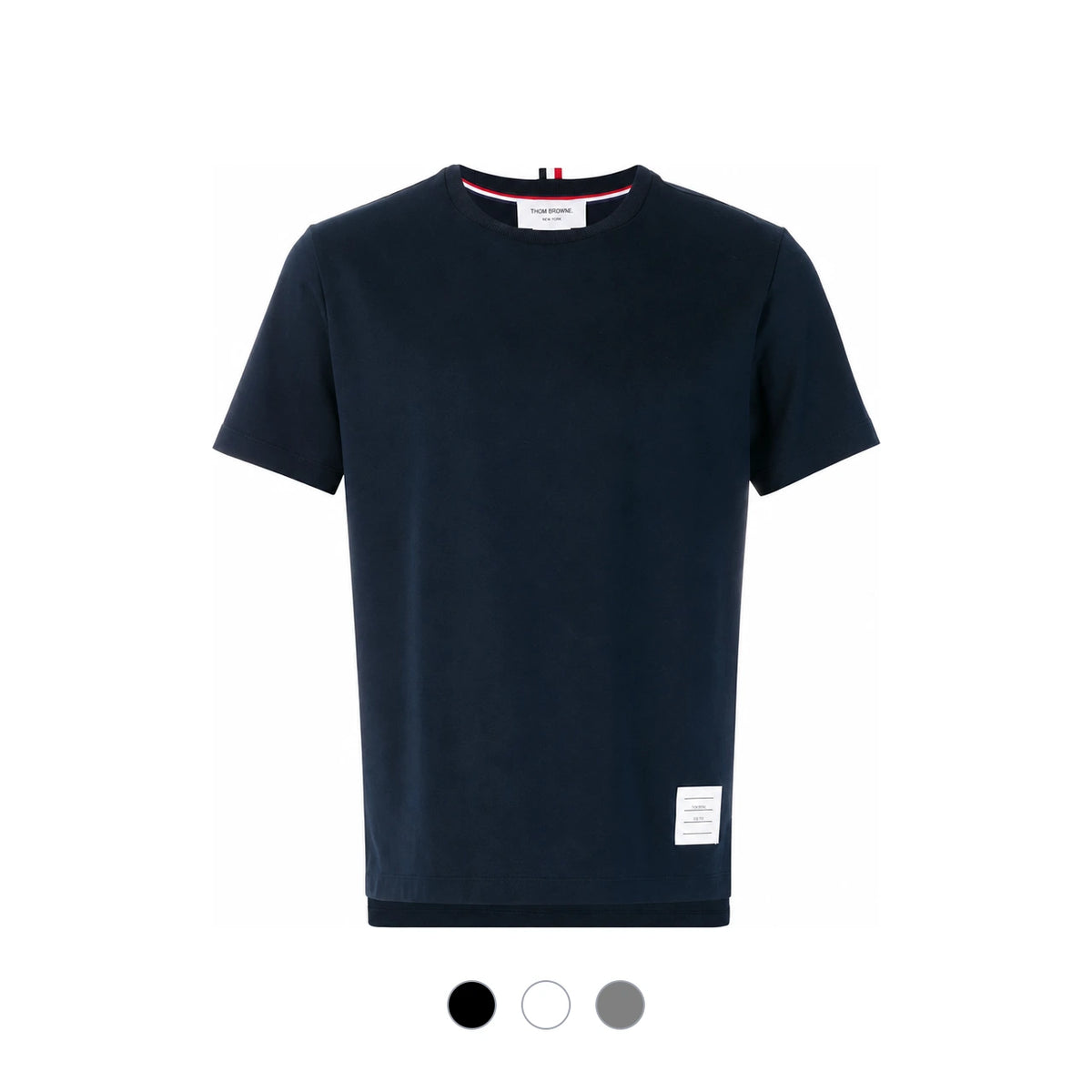 THOM BROWNE Relaxed Fit Short Sleeve T-Shirt MJS067A