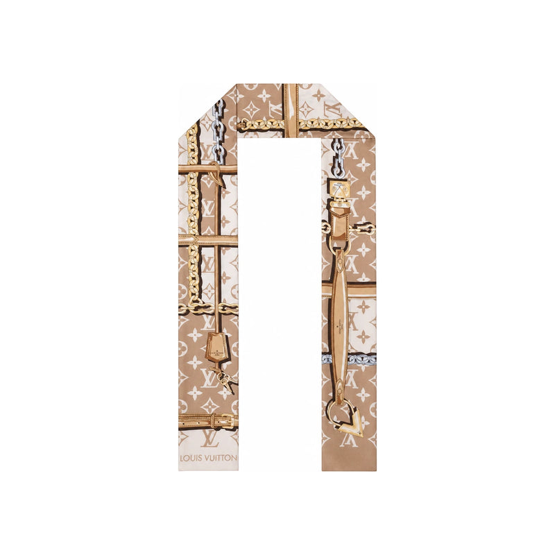 Louis Vuitton Monogram Confidential Bandeau Silk Scarf