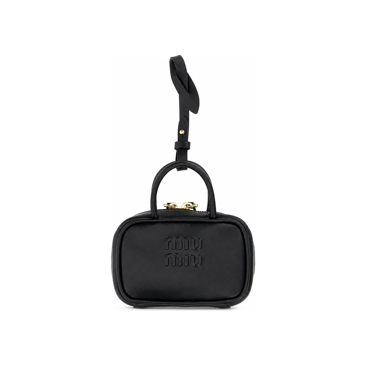 Miu Miu Leather Tote Bag Keyring