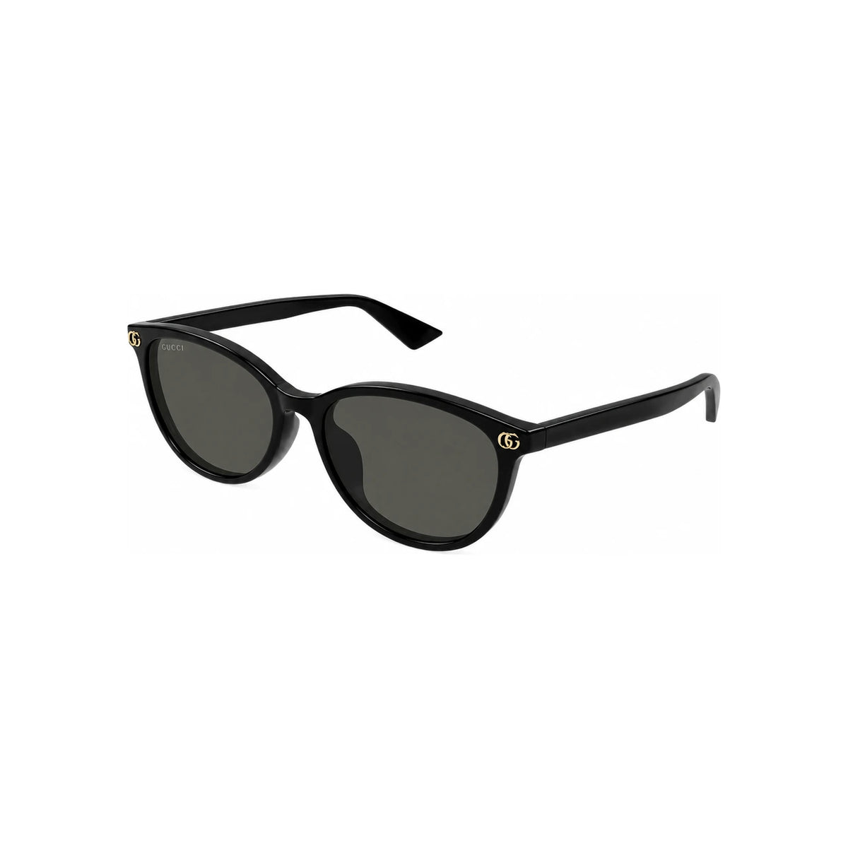 GUCCI Logo Cat Eye Sunglasses Asian Fit Black