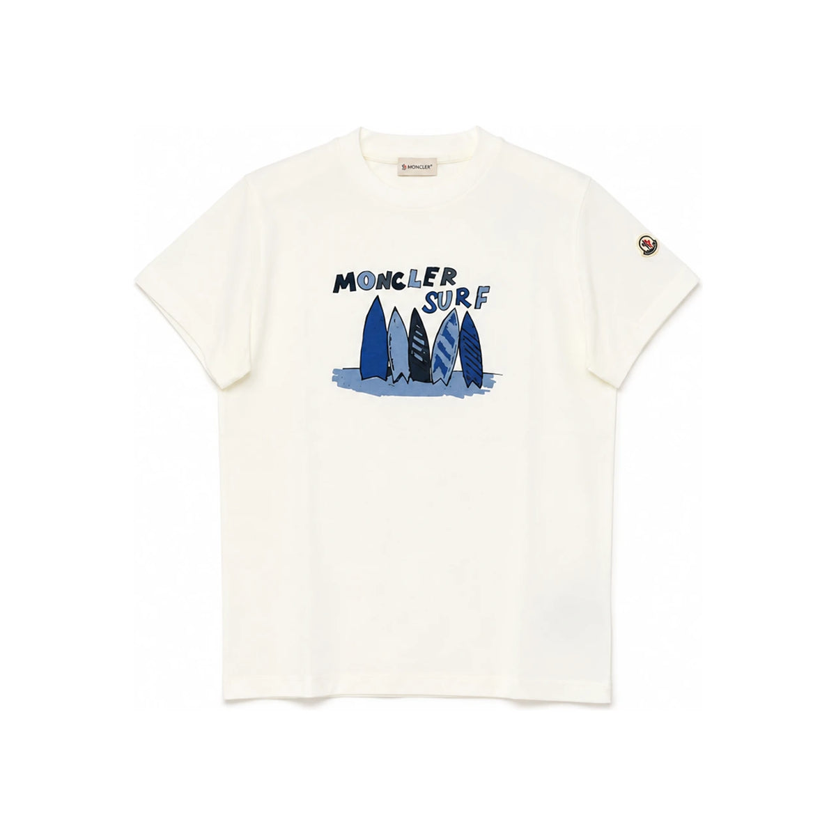 Moncler Kids Women Logo Patch T-Shirt 8C000 25 89AFV 034