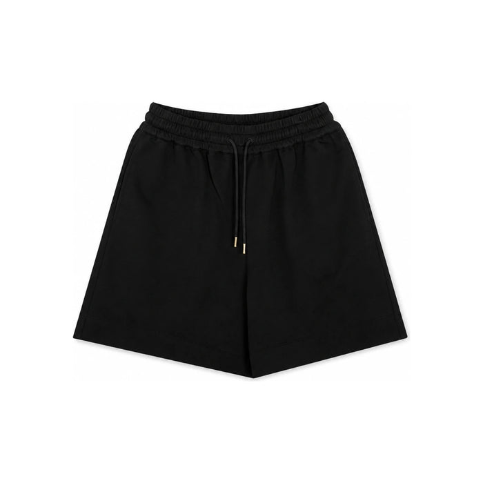 Moncler Logo Patch Cotton Shorts Black Women’s Shorts