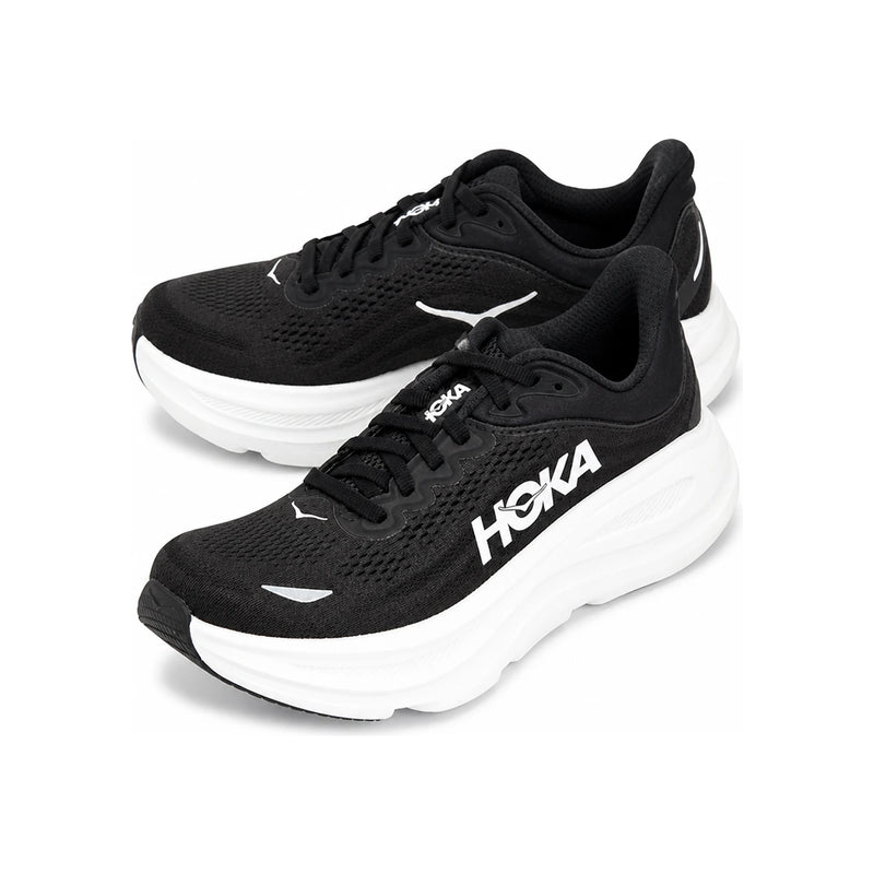 HOKA Bondi 9 Running Shoes Women’s Low-Top Sneakers White 1162012 BWHT