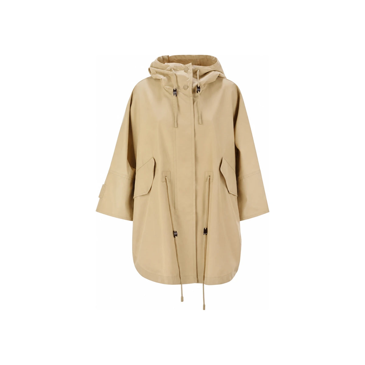 Max Mara Cotton Gabardine Cape Jacket 2515021051 003