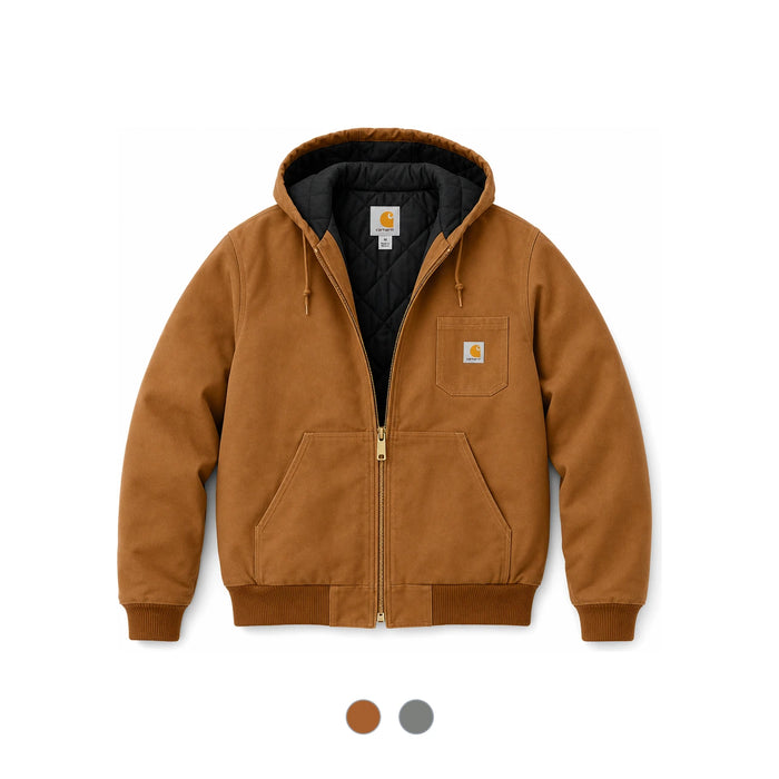 Carhartt Duck Canvas Active Hooded Jacket J140