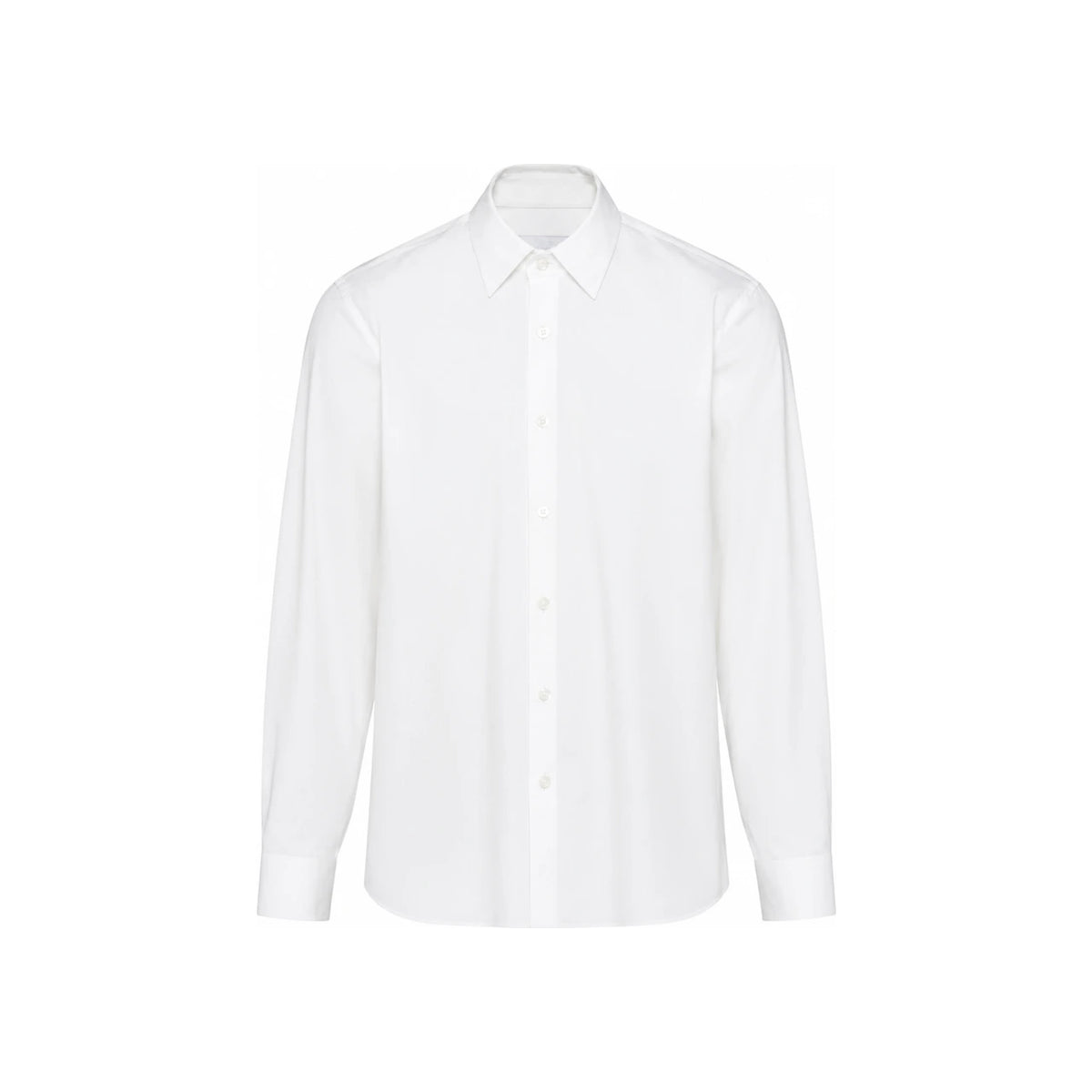 PRADA Black Cotton Long Sleeve Dress Shirt