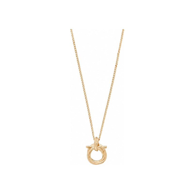 Ferragamo Gancini Pendant Necklace for Women 760672 0765594