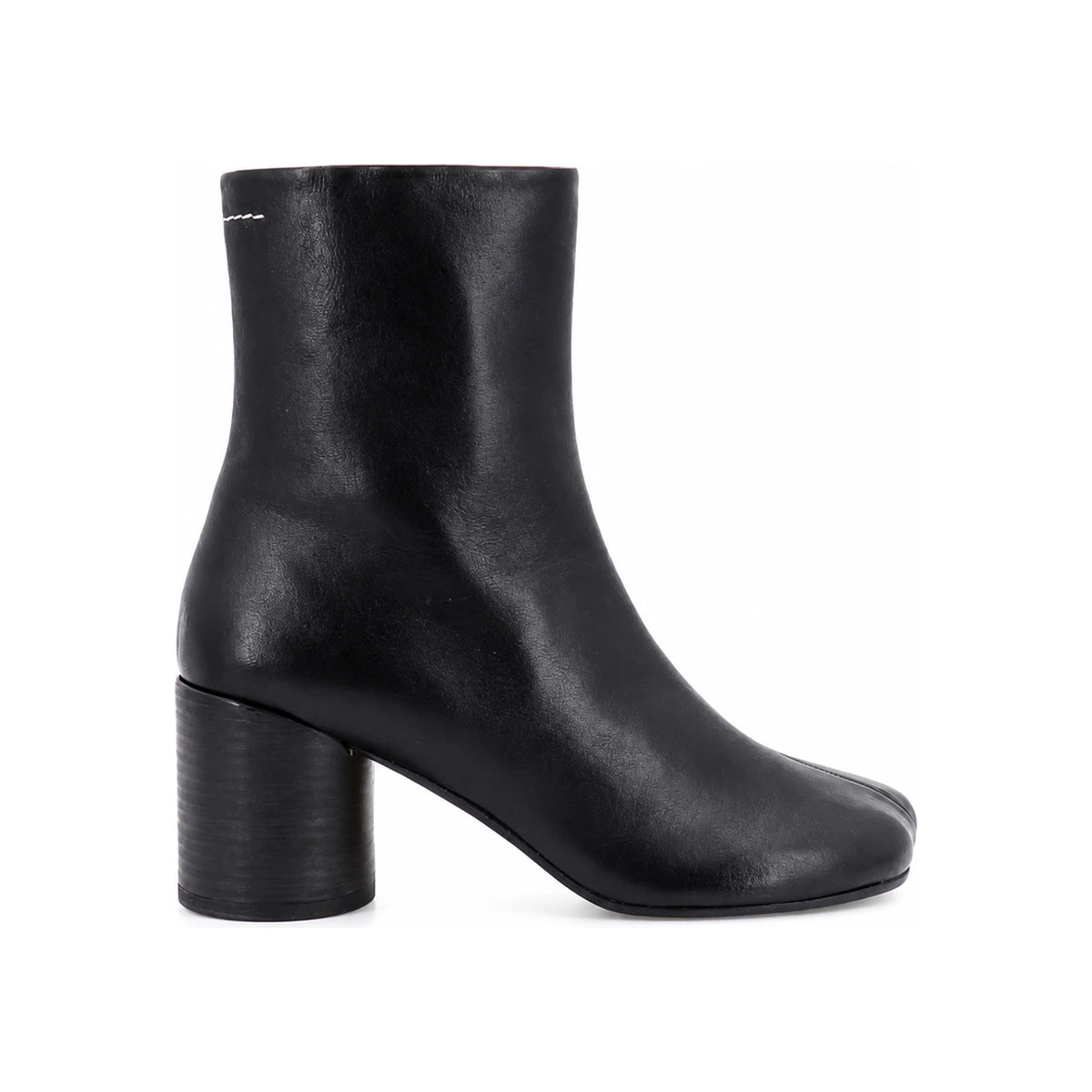 MM6 Anatomic Leather Ankle Boots S59WU0235 P3628 T8013 BLACK DOM