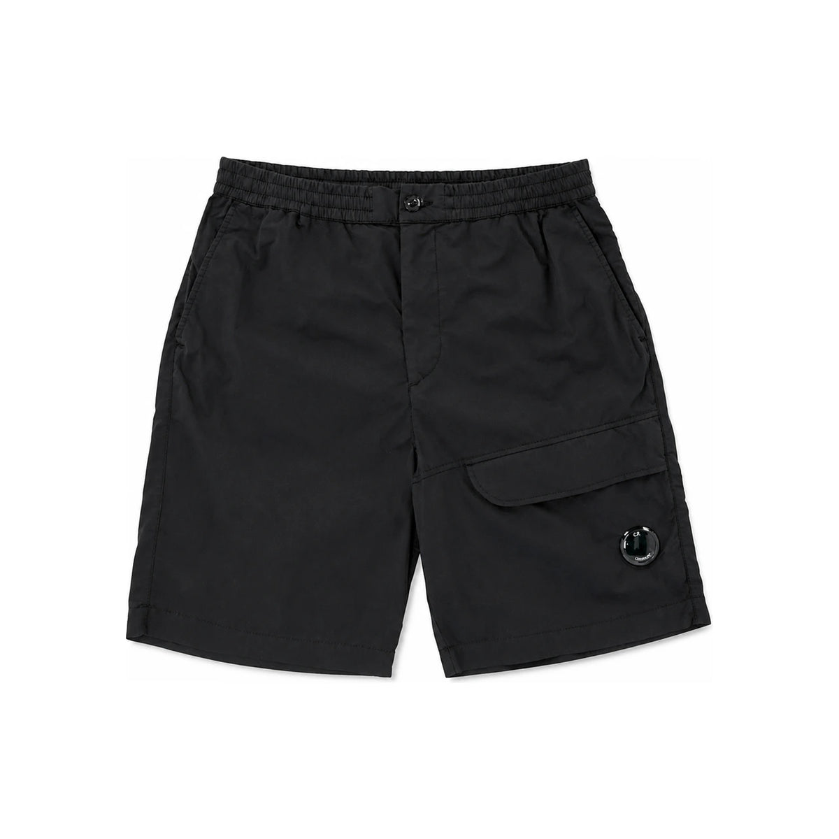 CP Company 50 Fili Stretch Cargo Shorts Black
