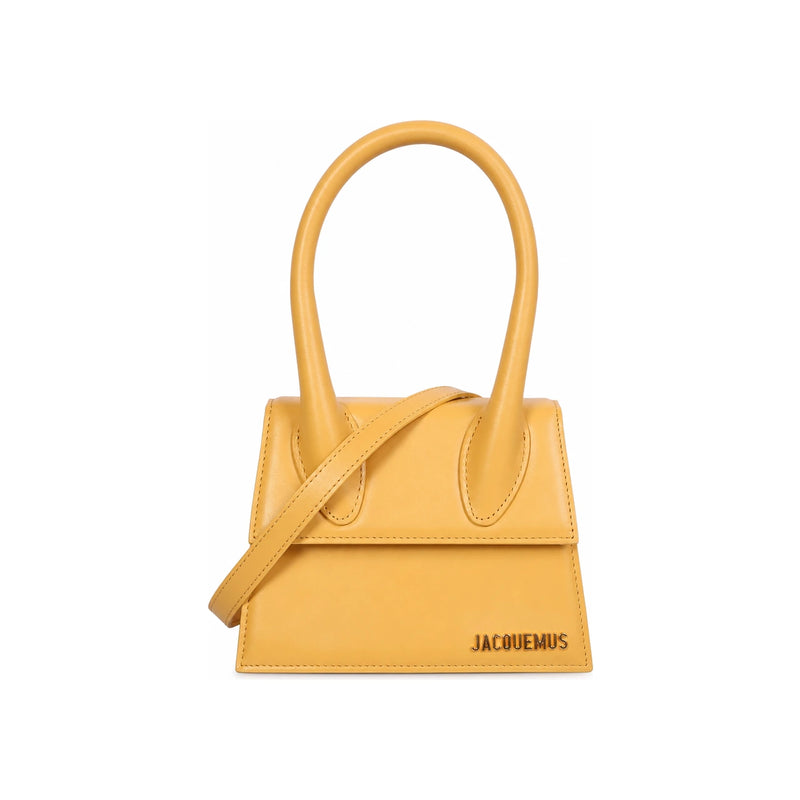 JACQUEMUS Le Chiquito Moyen Leather Crossbody Tote Bag Pink