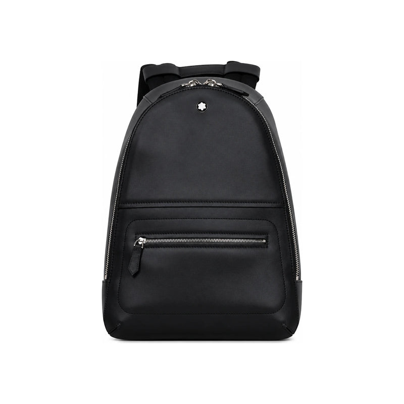 Montblanc Meisterstück Leather Backpack for Men 130044 BLACK