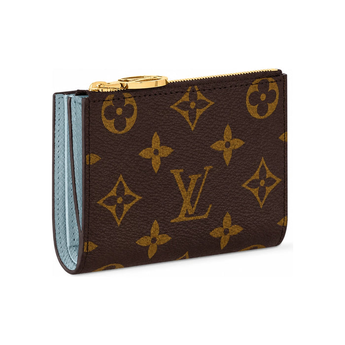 Louis Vuitton Blue Card Holder Unisex Leather Wallet Accessory