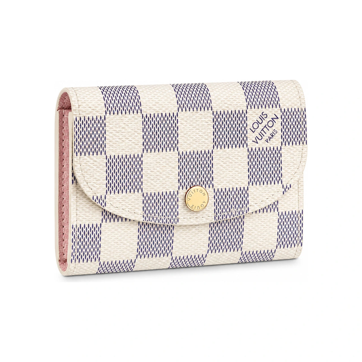 Louis Vuitton Damier Azur Canvas Rosalie Coin Purse Card Holder