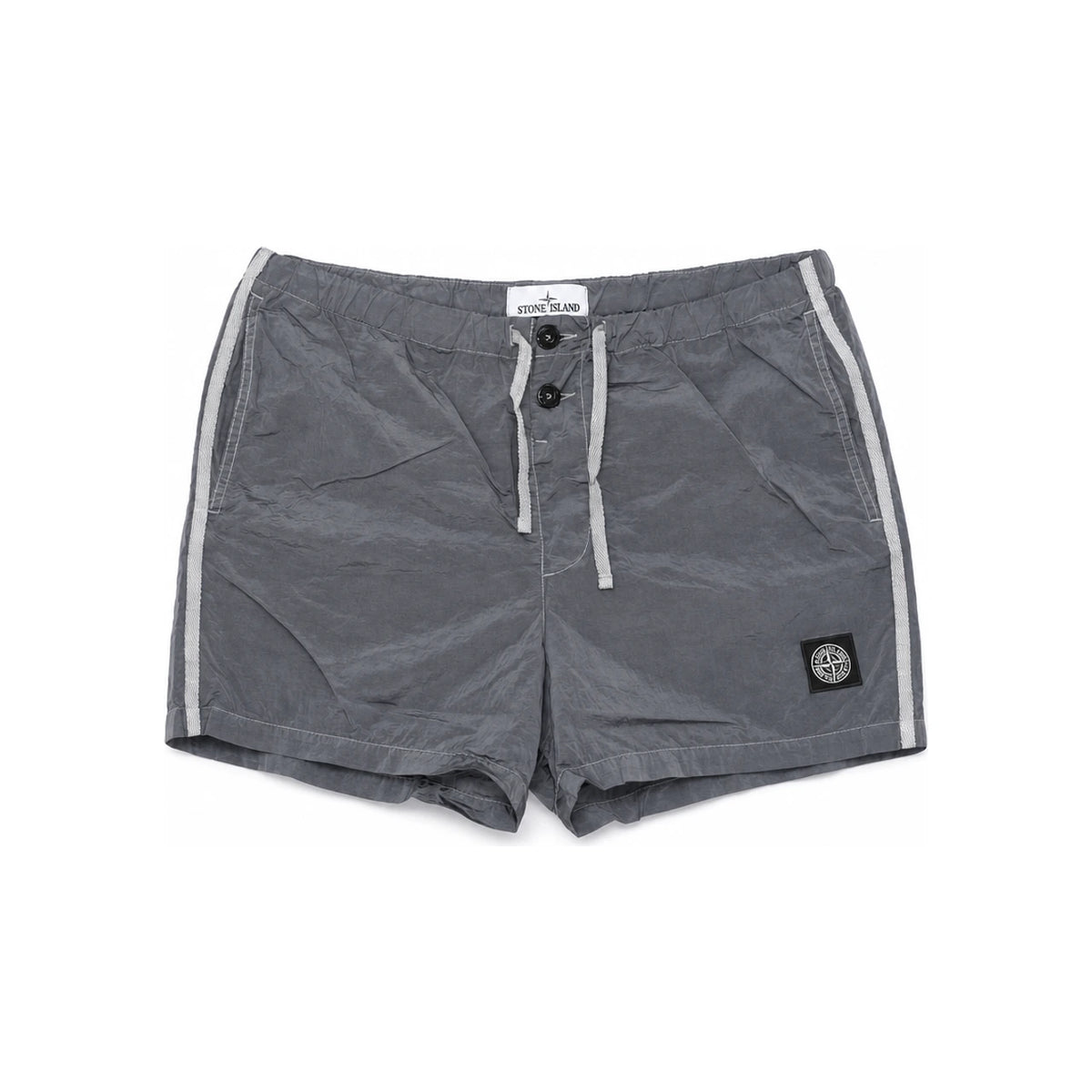 STONE ISLAND Avio Blue Cotton Drawstring Cargo Shorts K1S15B100006 S0043 V0024