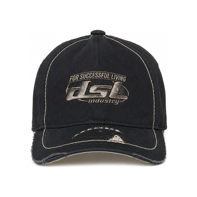 DIESEL Carson Hat Black Gray Cap Unisex A173970PFAA 93R