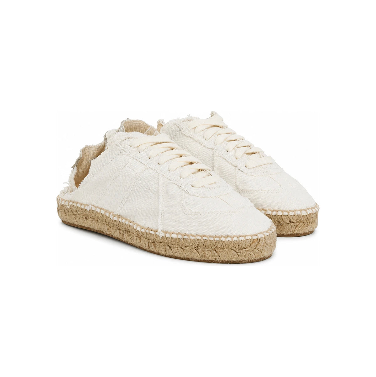 Maison Margiela Replica White Espadrille Low-Top Sneakers Women