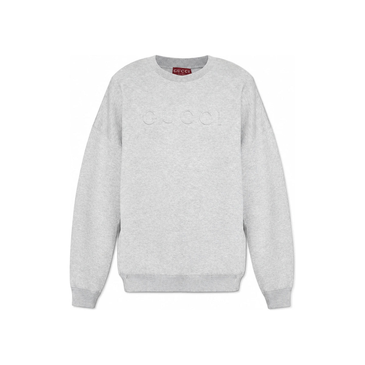 GUCCI Black Logo Cotton Sweatshirt for Men