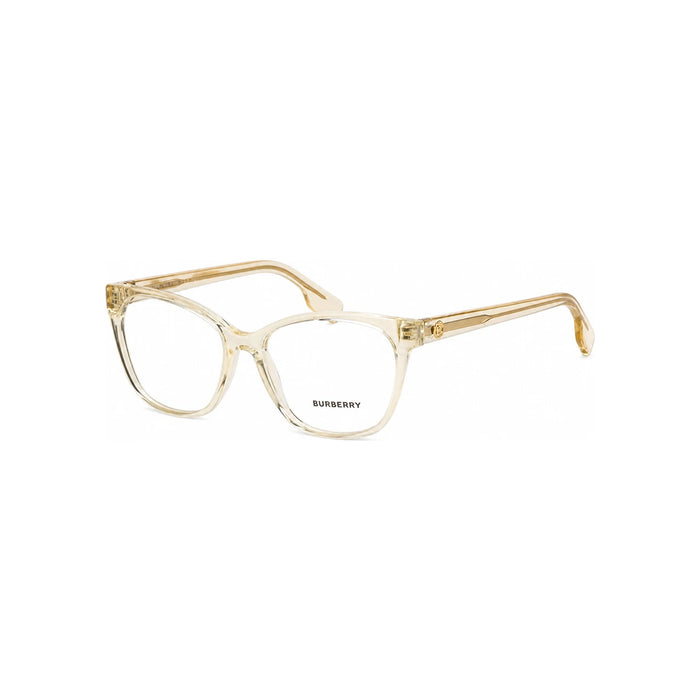 BURBERRY Clear Yellow Transparent Cat Eye Eyeglass Frames Unisex BE2345 3852