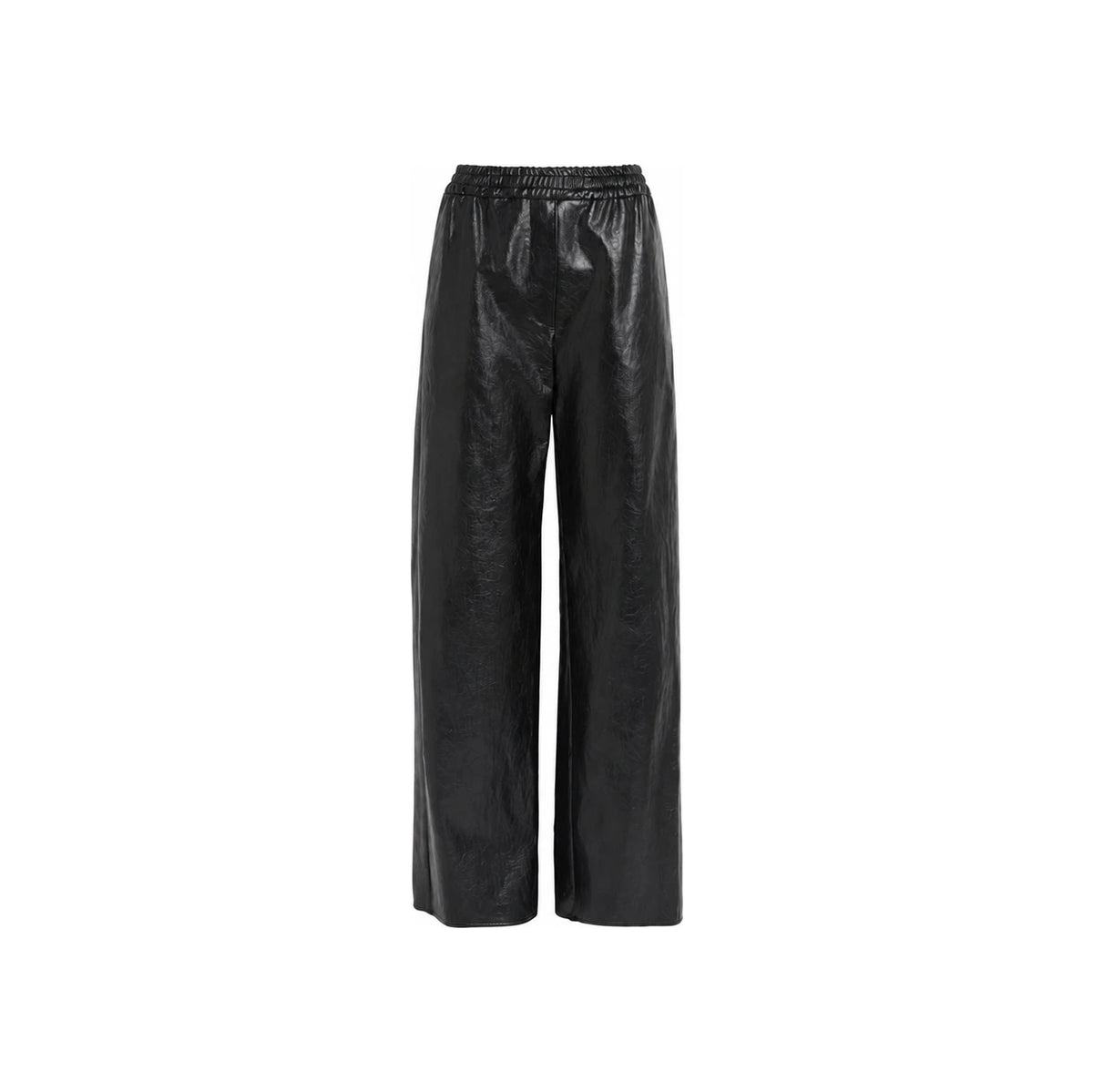 Max Mara Black Leather Classic Pants 2515131061 004