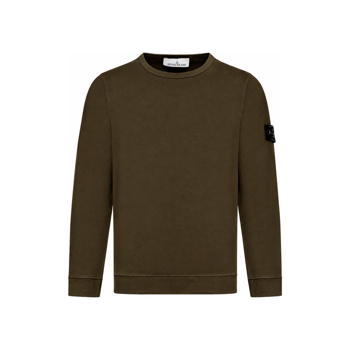 STONE ISLAND Military Green Long Sleeve Sweatshirt K1S156100044 S0051 V0054