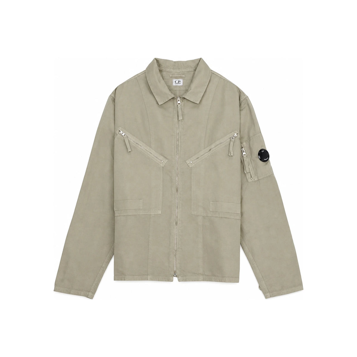 CP Company Men's Cotton Linen Shirt Jacket