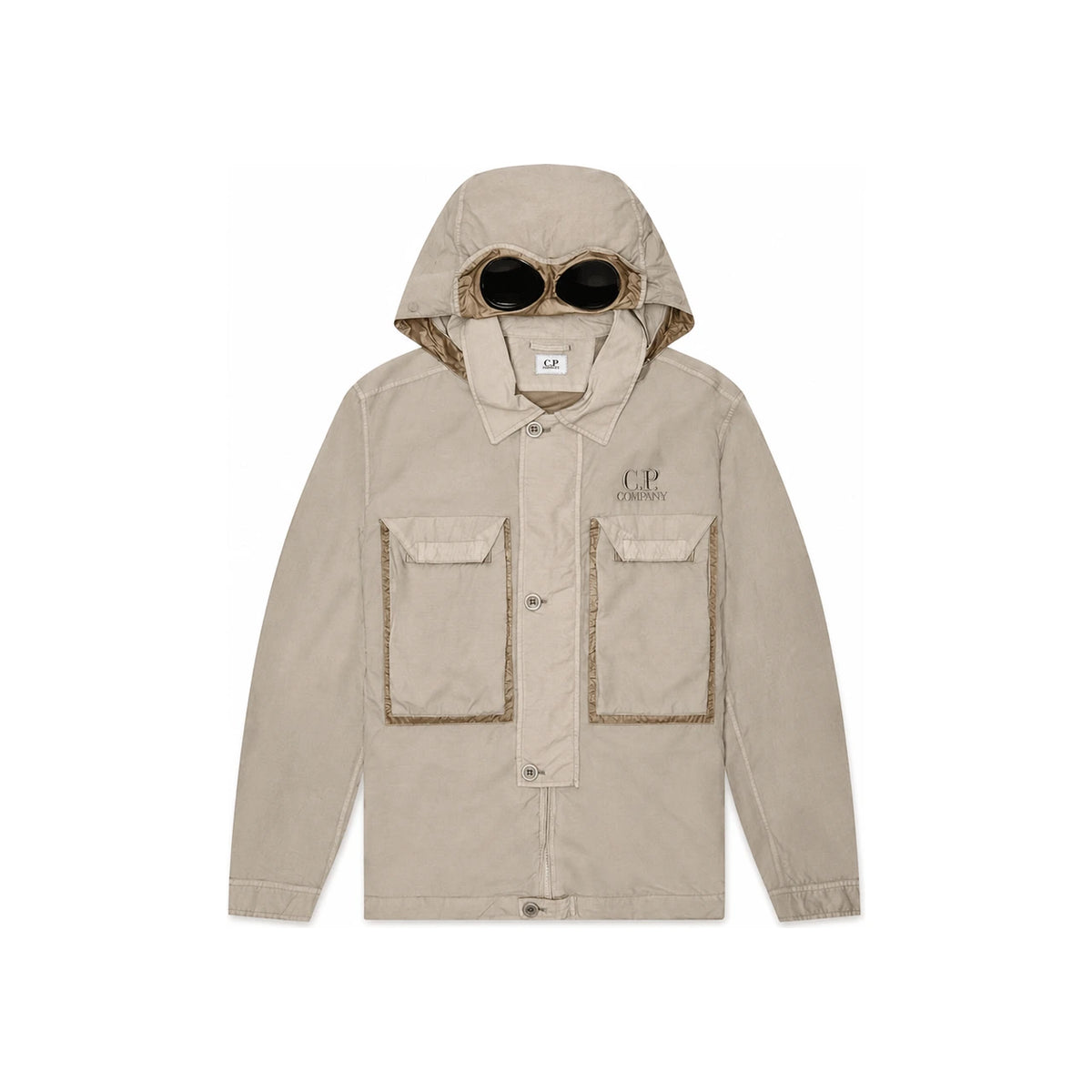 CP Company Men's Flat Nylon Goggle Jacket