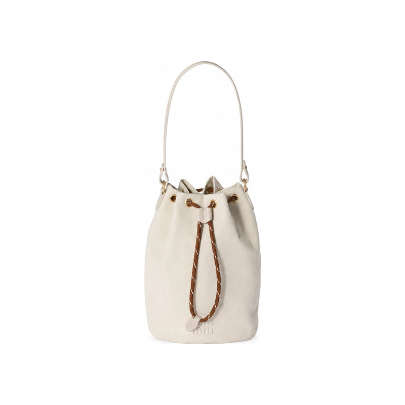 Miu Miu White Gabardine Pouch Bag 5NR038 2IA7 F0C42