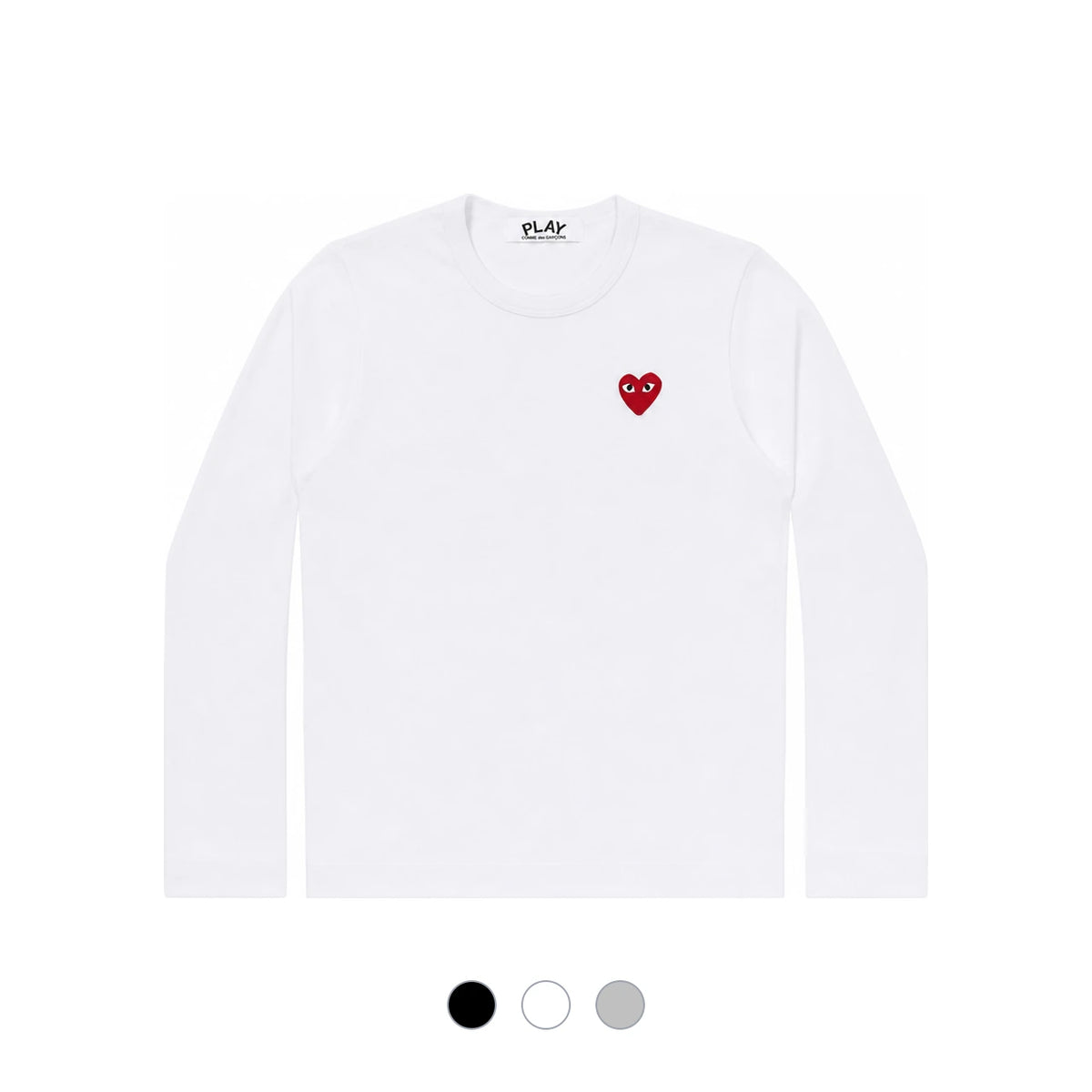 Comme des Garcons One Point Logo Women’s Long Sleeve T-Shirt