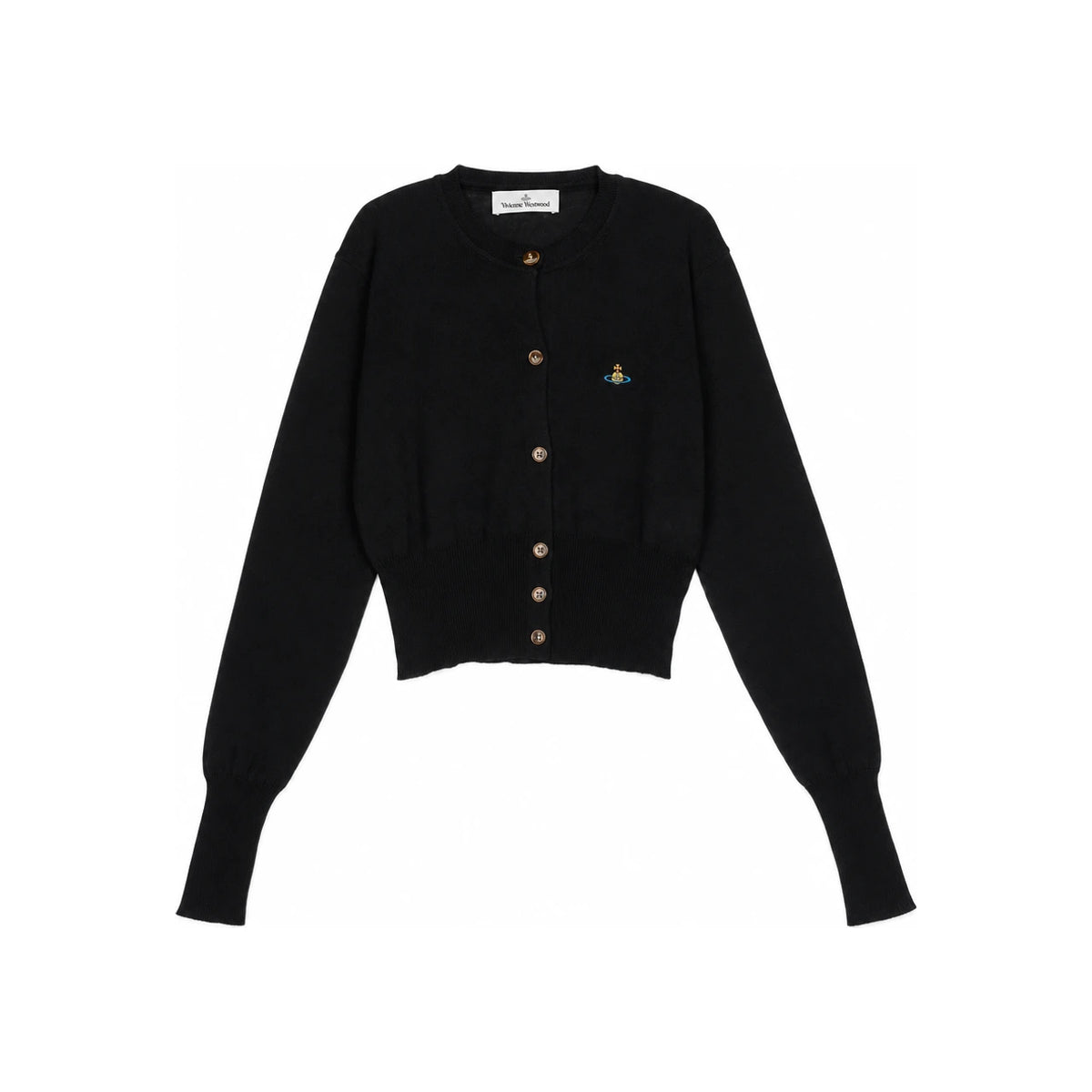 Vivienne Westwood Bea Cropped Cardigan Black