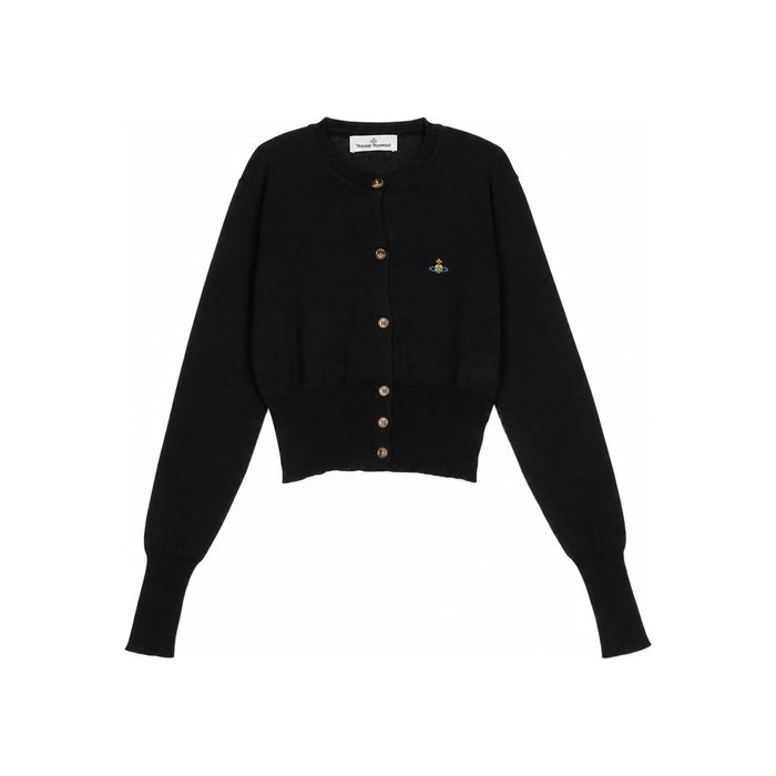 Vivienne Westwood Bea Cropped Cardigan Black