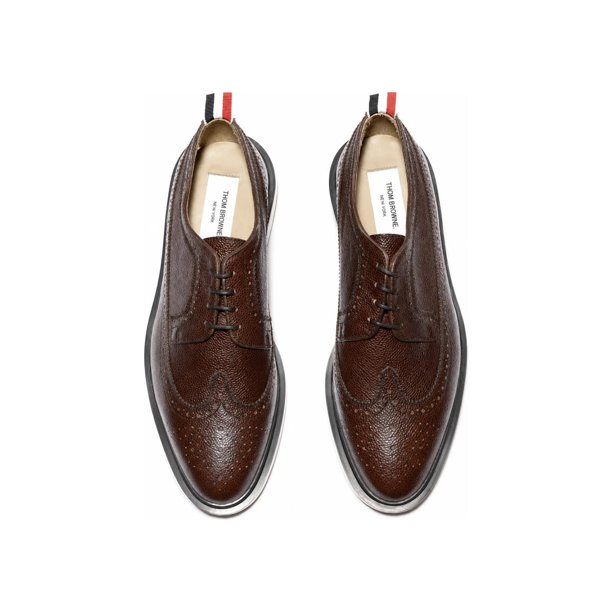 THOM BROWNE Wingtip Brogue Derby Shoes MFD002H